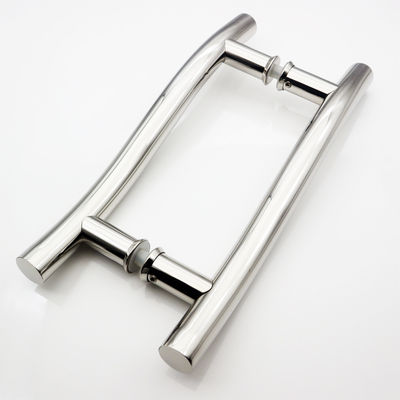 SUS304 স্টেইনলেস স্টীল H টাইপ গ্লাস দরজা হ্যান্ডেল নমুনা 1-3 কার্যদিবসের শেষ SSS/PSS