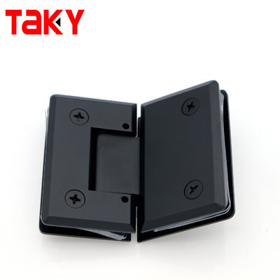 গ্লাস ডোর হার্ডওয়্যার অ্যাডজাস্টেবল ১৩৫ ডিগ্রী গ্লাস থেকে গ্লাস বেভেলড এজ শাওয়ার ডোর কব্জা