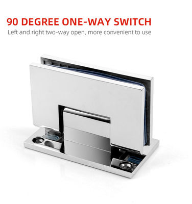 হোটেল বাথরুম এইচ টাইপ স্টেইনলেস স্টিল মিরর শাওয়ার গ্লাস ডোর কব্জা 12 মিমি বেভেল এজ