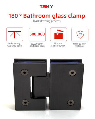 180 ডিগ্রী স্টেইনলেস স্টীল গ্লাস হিঞ্জ 135 বাথরুম অভ্যন্তর গ্লাস ঝরনা দরজা জন্য