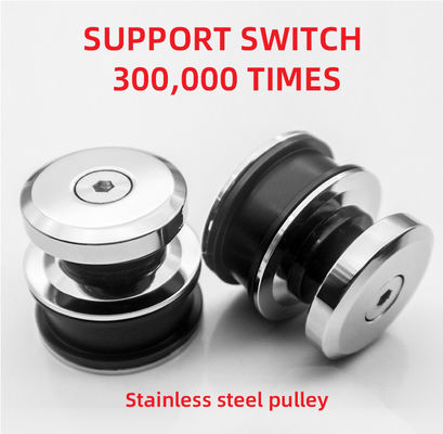 8-12 পুরু নিরাপদ গ্লাস সঙ্গে উচ্চ ক্ষয় প্রতিরোধী খামার দরজা এবং হার্ডওয়্যার কিট