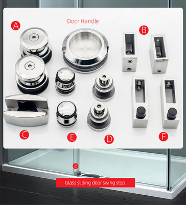 8-12 পুরু নিরাপদ গ্লাস সঙ্গে উচ্চ ক্ষয় প্রতিরোধী খামার দরজা এবং হার্ডওয়্যার কিট