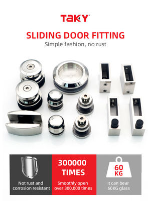 8-12 পুরু নিরাপদ গ্লাস সঙ্গে উচ্চ ক্ষয় প্রতিরোধী খামার দরজা এবং হার্ডওয়্যার কিট