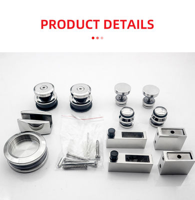 8-12 পুরু নিরাপদ গ্লাস সঙ্গে উচ্চ ক্ষয় প্রতিরোধী খামার দরজা এবং হার্ডওয়্যার কিট