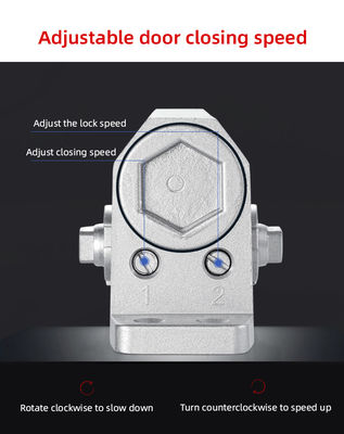 ভারী দায়িত্ব অ্যালুমিনিয়াম জলবাহী দরজা বন্ধকারী 60 কেজি নিয়মিত গতি