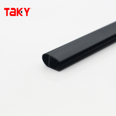 10মিমি স্বচ্ছ পিভিসি শাওয়ার ডোর সিল স্ট্রিপ জলরোধী