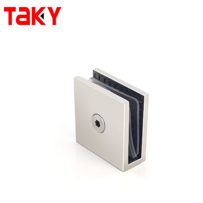 বর্গক্ষেত্র স্নান গ্লাস দরজা ক্ল্যাম্প বাথরুম দেয়াল থেকে গ্লাস মাউন্ট ক্ল্যাম্প