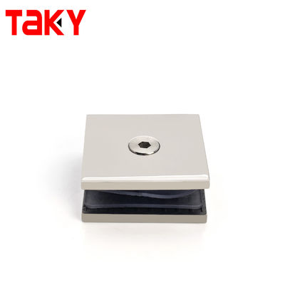 বর্গক্ষেত্র স্নান গ্লাস দরজা ক্ল্যাম্প বাথরুম দেয়াল থেকে গ্লাস মাউন্ট ক্ল্যাম্প