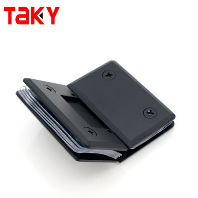 Stainless Steel Shower Cabin Hinge Black Shower Room Hinge Glass to Glass Hinge