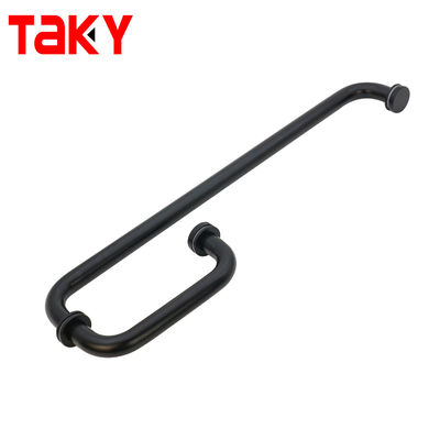 Stainless Steel Sliding Glass pull Handle L Type Shower Door Pulls Towel bar glass door handle