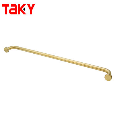 নতুন স্টাইল সোনার তোয়ালে বার একক পার্শ্বযুক্ত স্টেইনলেস স্টিল শাওয়ার গ্লাস ডোর হ্যান্ডেল