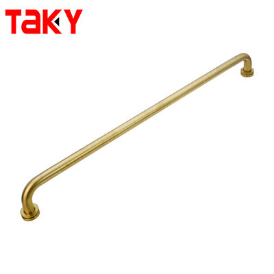 নতুন স্টাইল সোনার তোয়ালে বার একক পার্শ্বযুক্ত স্টেইনলেস স্টিল শাওয়ার গ্লাস ডোর হ্যান্ডেল