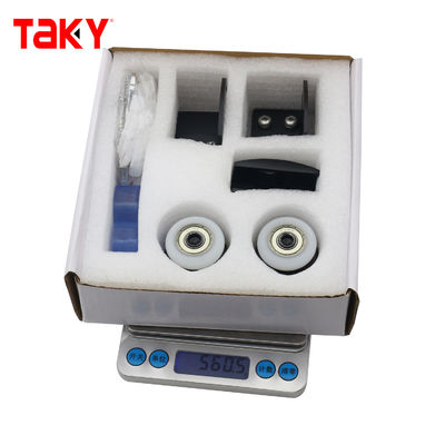 Stainless Steel 304 Black Bathroom Sliding Door Kit Sliding Shower Glass Door Hardware System