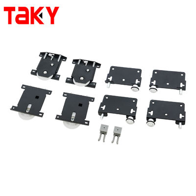 ভালো দাম আধুনিক ওয়ারড্রোব হার্ডওয়্যার ফিটিংয়ের জন্য দীর্ঘস্থায়ী অ্যালুমিনিয়াম স্লাইডিং ডোর রেল এবং চাকা অনলাইন