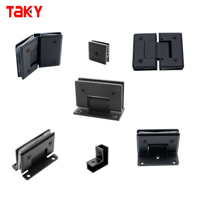 ফিক্সড ৮-১২মিমি গ্লাসের জন্য শীর্ষ পারফরম্যান্স ৯০ ডিগ্রি ব্রাস শাওয়ার গ্লাস ডোর পিভট কব্জা