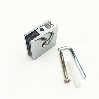 কানাডা ব্রাস ক্রোম প্লেট ওয়াল থেকে গ্লাস শাওয়ার ক্ল্যাম্প, দরজার প্রস্থ 600-800 মিমি এর জন্য, গরম পণ্য