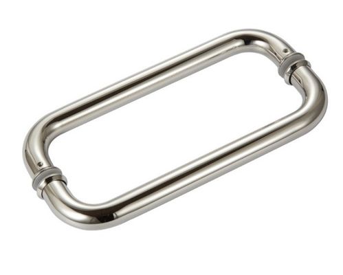 ভালো দাম আধুনিক শৈলীর জন্য পালিশ করা ক্রোম ফিনিশ গ্লাস ডোর পুল হ্যান্ডেল স্টেইনলেস স্টিল অনলাইন