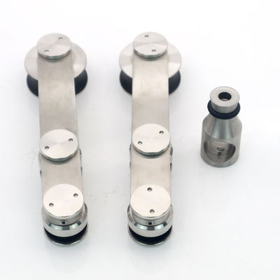 ভালো দাম কাঠের ফ্রেমহীন গ্লাস শাওয়ারের জন্য ক্রোম প্লেট স্লাইডিং ডোর সিস্টেম হার্ডওয়্যার অনলাইন