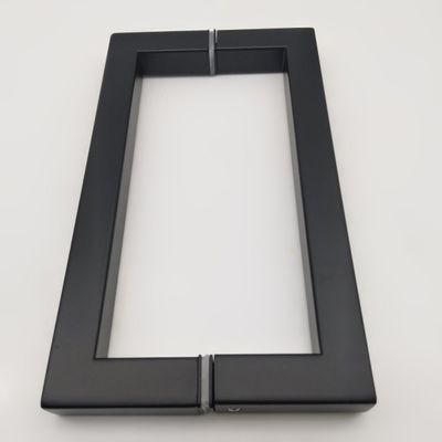 ভালো দাম হোটেল ৮ ইঞ্চি কালো ম্যাট ডি টাইপ স্টেইনলেস স্টীল ৩০৪ গ্লাস ডোর হ্যান্ডেল, শাওয়ার রুমের জন্য অনলাইন