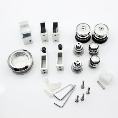 ভালো দাম অফিস শাওয়ার রুমের জন্য ১০-১২মিমি পুরু নিরাপদ কাঁচের ডাবল ডোর স্লাইডিং দরজা অনলাইন