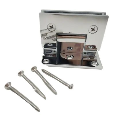 ভালো দাম সলিড ব্রাস অফ সেট বাথরুম গ্লাস ডোর ক্ল্যাম্প শাওয়ার রুম স্থায়ী 10-12 মিমি গ্লাস জন্য hinge অনলাইন