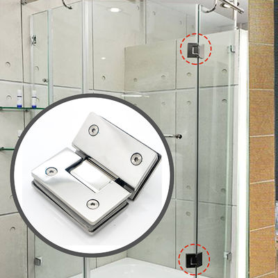 ভালো দাম ব্রাশযুক্ত নিকেল গ্লাস হিঞ্জ 135 ডিগ্রি খোলার কোণ গ্লাস শাওয়ার ঘরের জন্য আদর্শ অনলাইন