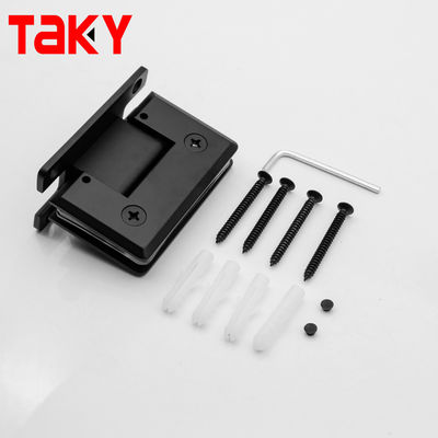 ভালো দাম চীন পাইকারি ম্যাট কালো 90 ডিগ্রী দেয়াল থেকে গ্লাস 10 মিমি ঝরনা গ্লাস দরজা hinges অনলাইন