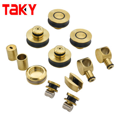 ভালো দাম উচ্চ মানের ফ্রেমহীন জিঙ্ক অ্যালয় স্লাইডিং গ্লাস ডোর হার্ডওয়্যার শাওয়ার ডোর হার্ডওয়্যার কিট অনলাইন