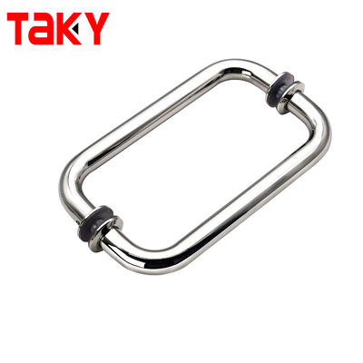 কাস্টমাইজযোগ্য ফ্ল্যাট গ্লাস ডোর ডাবল সাইডেড গ্লাস ডোর পুল হ্যান্ডেল