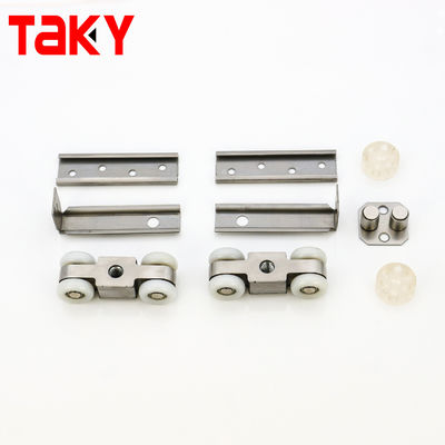 ভালো দাম ডাবল সফট ক্লোজিং ৮ চাকার স্লাইডিং ডোর রোলার জিঙ্ক অ্যালয় অনলাইন