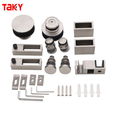 গরম বিক্রয় ফ্রেমলেস শাওয়ার রুম আনুষাঙ্গিক ফিটিং স্লাইডিং গ্লাস ডোর সিস্টেম কিট