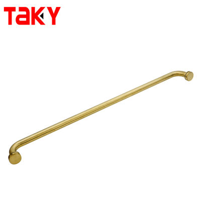 নতুন স্টাইল সোনার তোয়ালে বার একক পার্শ্বযুক্ত স্টেইনলেস স্টিল শাওয়ার গ্লাস ডোর হ্যান্ডেল