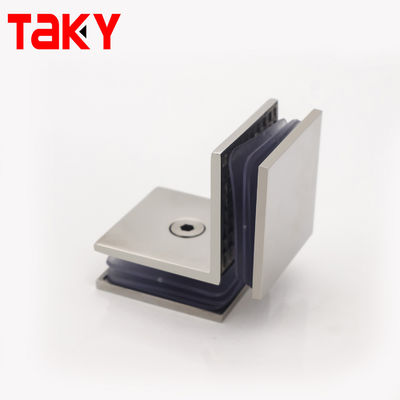 ভালো দাম কারখানা প্রস্তুতকারক 90 ডিগ্রী গ্লাস রেলিং ক্ল্যাম্প ডাবল প্যানেল ক্লিপ গ্লাস দরজা ক্ল্যাম্প অনলাইন