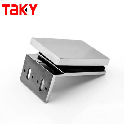 ভালো দাম Modern Design Stainless Steel Wall to Glass Corner Clamp Brackets Glass Door Clamps Shower Glass Door Hinge
 অনলাইন