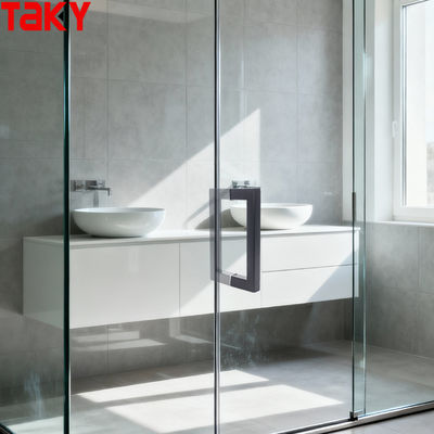 Modern Black Stainless Steel 304 Glass Door Handle Sliding Shower Door Handle