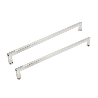 ভালো দাম স্টেইনলেস স্টীল সিলভার স্কয়ার শাওয়ার ডোর পুল হ্যান্ডেল তোয়ালে বার স্লাইডিং গ্লাস ডোর হ্যান্ডেল অনলাইন