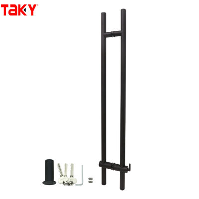 ভালো দাম আধুনিক স্টাইল স্টেইনলেস স্টীল এইচ টাইপ লকিং গ্লাস ডোর হ্যান্ডেল স্নান এবং হোম ব্যবহারের জন্য অনলাইন