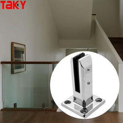 ভালো দাম 8-12 মিমি কাঁচের পুরুত্বের জন্য স্টেইনলেস স্টিল 316 ফ্রেমহীন গ্লাস রেলিং ক্ল্যাম্প অনলাইন