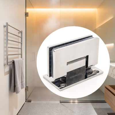 ভালো দাম ৮-১২মিমি কাঁচের দরজার জন্য পলিশড ফিনিশ সহ স্টেইনলেস স্টিল ৯০ ডিগ্রি গ্লাস শাওয়ার কব্জা অনলাইন