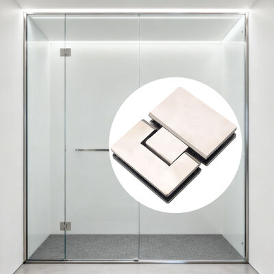 ভালো দাম 180 ডিগ্রী খোলার স্টেইনলেস স্টীল 304 ফ্রেমহীন শাওয়ার হিঞ্জ 8-12mm কাচের বেধ জন্য অনলাইন