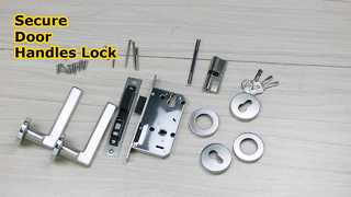 লকিং সহ দরজার হাতল